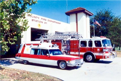 This photo op was at Sarasota County Fire Station #21 (#31 at the time).  I always took photos at the station with each project when it was done.